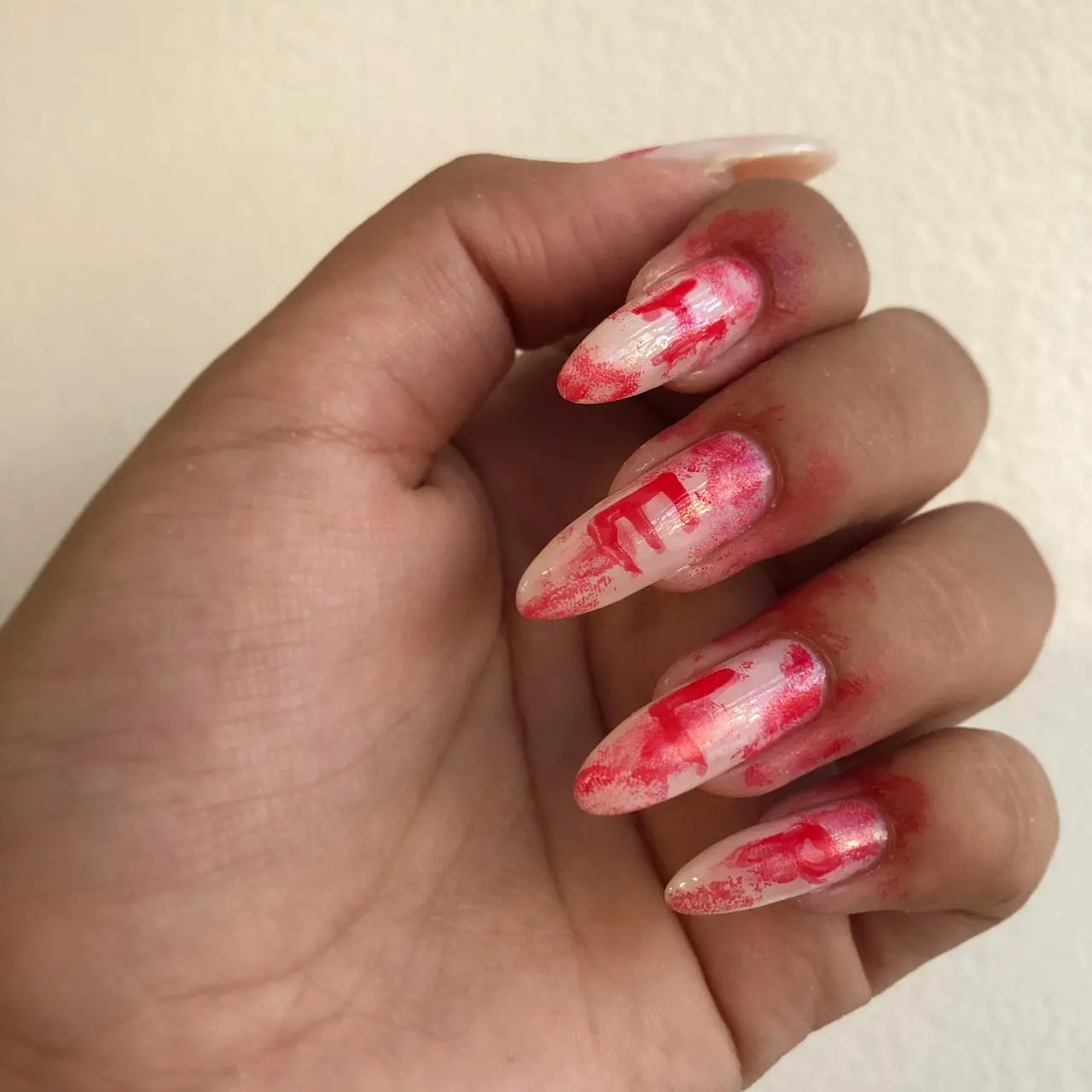 unhas digital de inspiração halloween