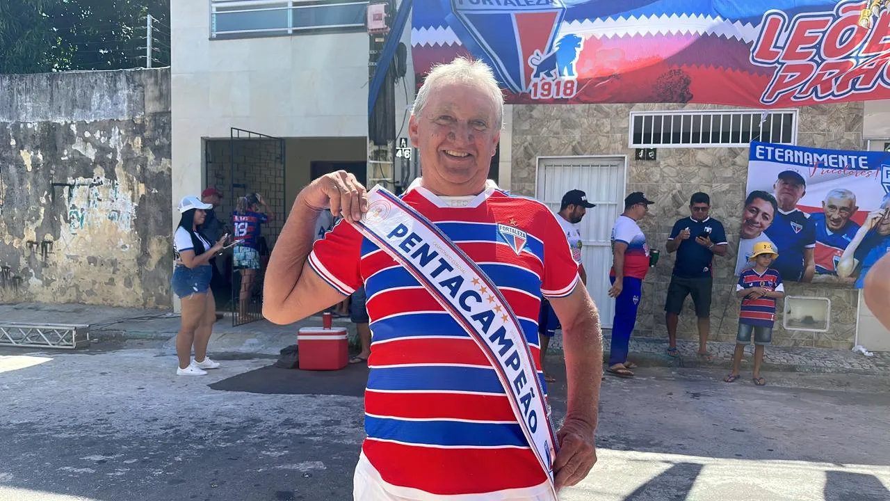 A torcida do Fortaleza faz festa na capital cearense às vésperas da final da Copa Sul-Americana