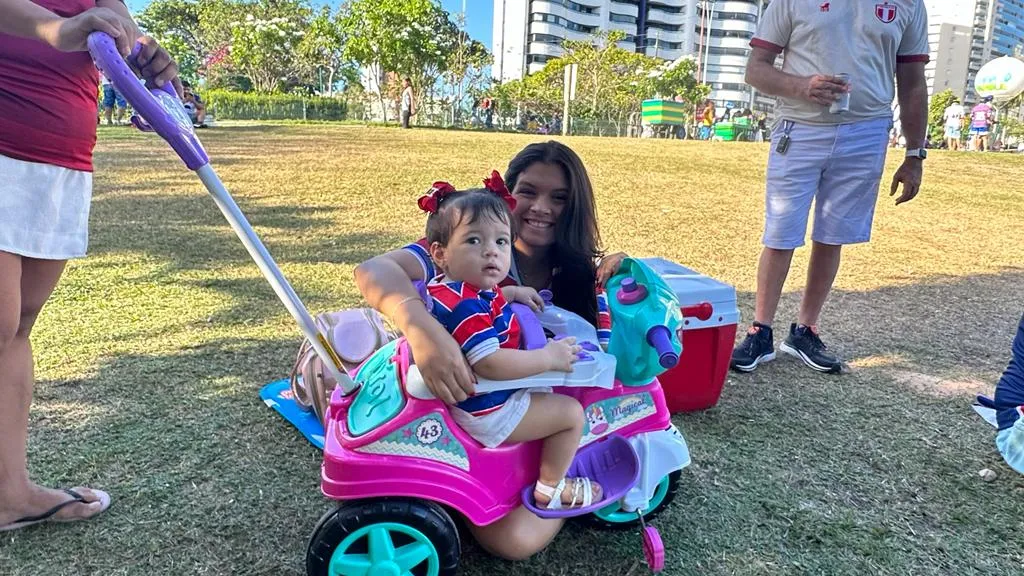 A torcida do Fortaleza faz festa na capital cearense às vésperas da final da Copa Sul-Americana