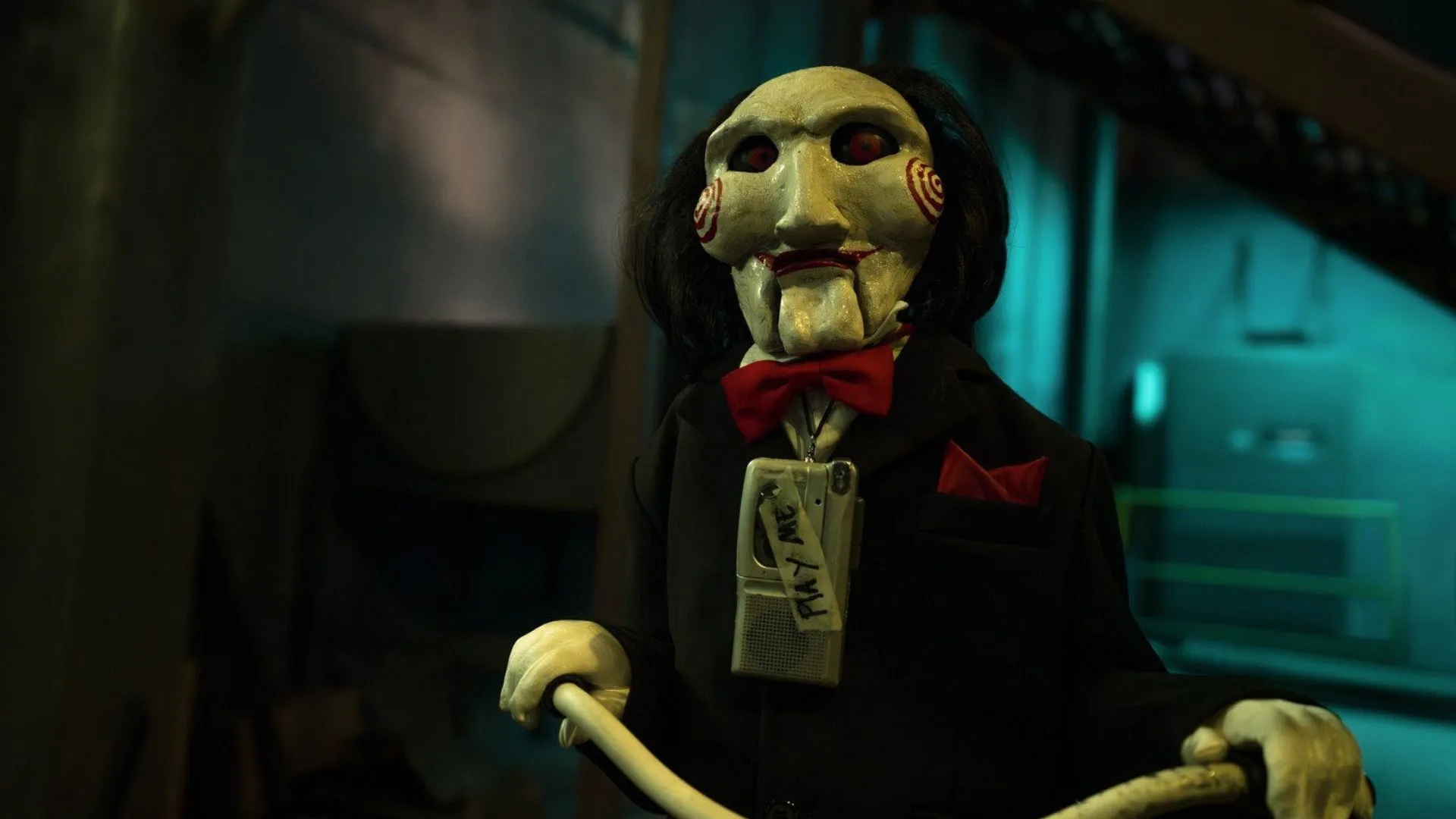 Jigsaw em cena da franquia 'Jogos Mortais'