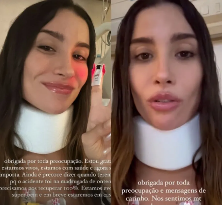 Bianca Andrade comentou sobre a recuperação nos stories do Instagram