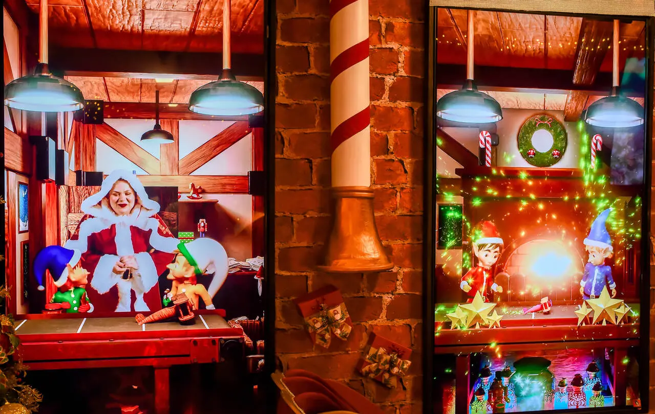 Imagens da casa encantada do Papai Noel