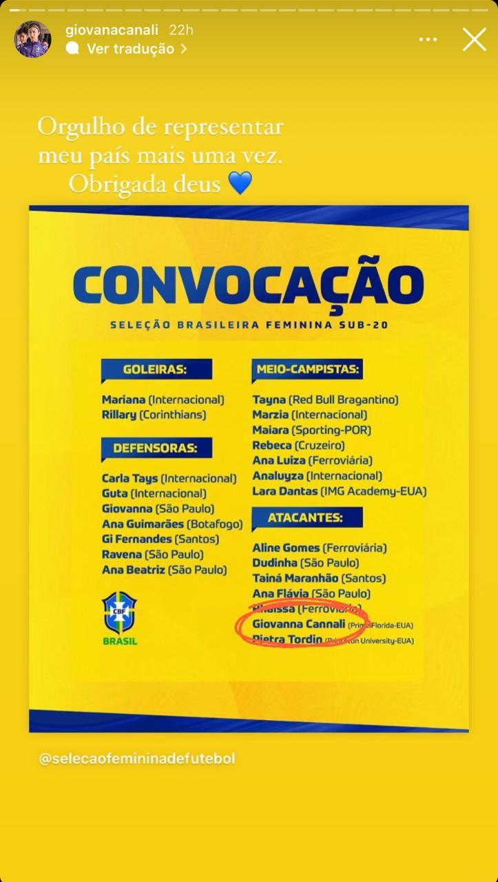 Cearenses são convocadas para amistosos da seleção brasileira sub-20; veja  nomes - Jogada - Diário do Nordeste
