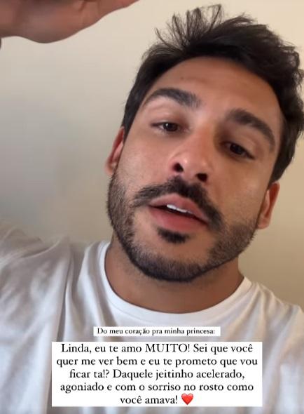 Post de João Hadad sobre morte de Luana Andrade