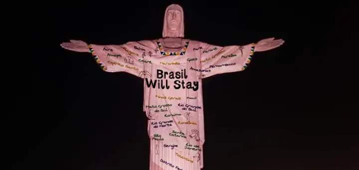 Homenagem a Taylor Swift no Cristo Redentor