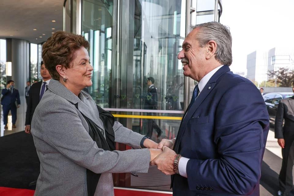 Dilma e Alberto Fernandez