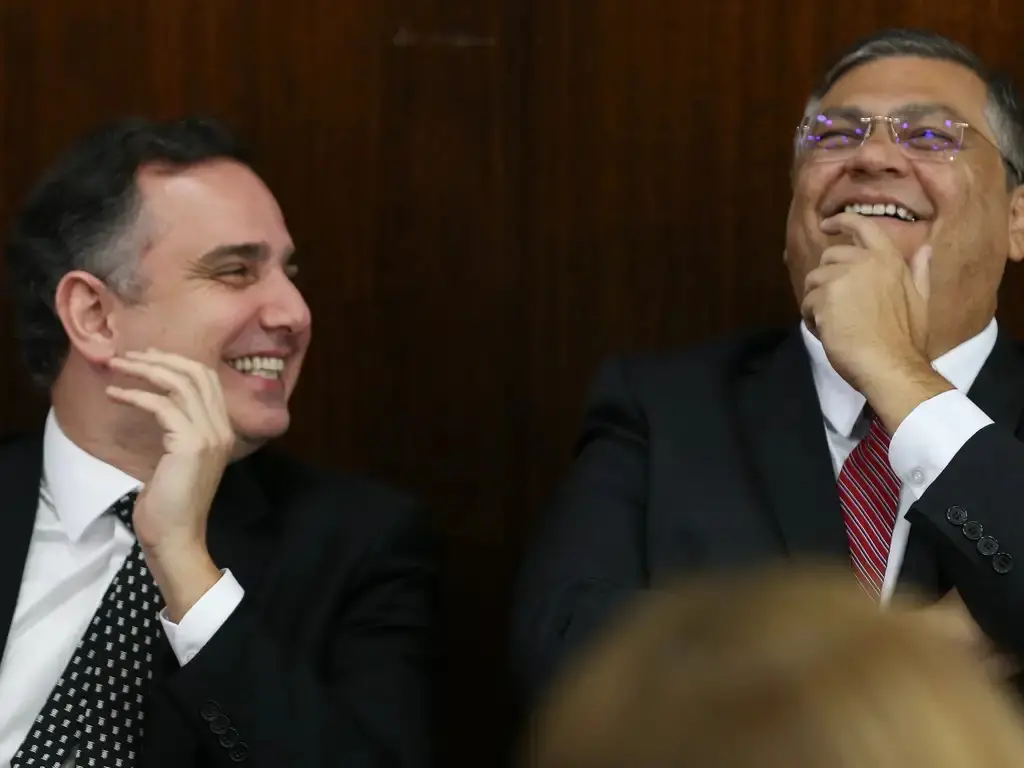 Rodrigo Pacheco e Flavio Dino