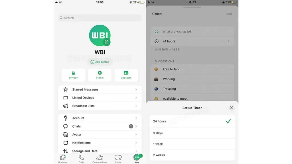 Usuários poderão escolher por quanto tempo recado ficará disponível