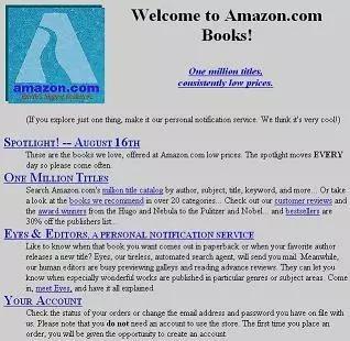 site da amazon antigo