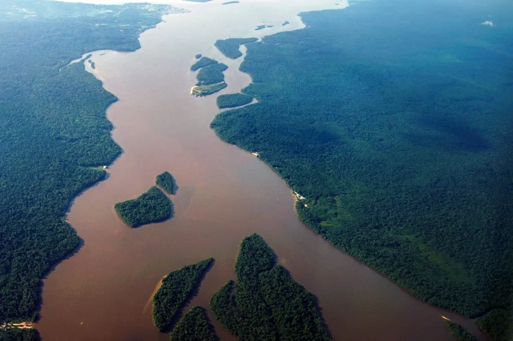 O rio Essequibo é defendido pela Venezuela como uma 