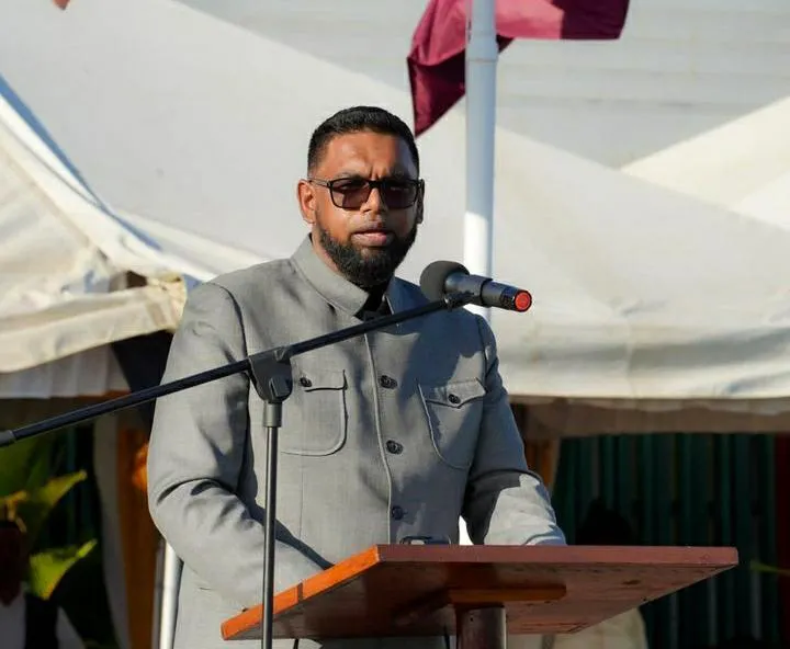 O presidente da Guiana, Irfaan Ali, disse que 