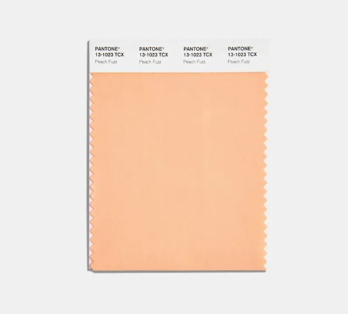 Cor escolhida pela Pantone é o Peach Fuzz