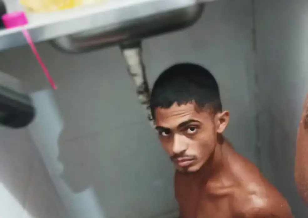 Foto de Patrick Pereira Pinho, de 22 anos, suspeito preso por matar dentista em Salvador