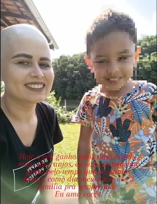 A morte de Samira Barbosa foi confirmada nas redes sociais da esposa