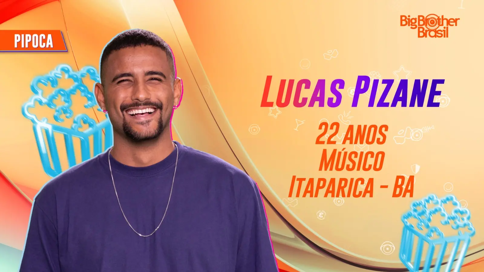 Lucas Pizane, participante da Pipoca do BBB24