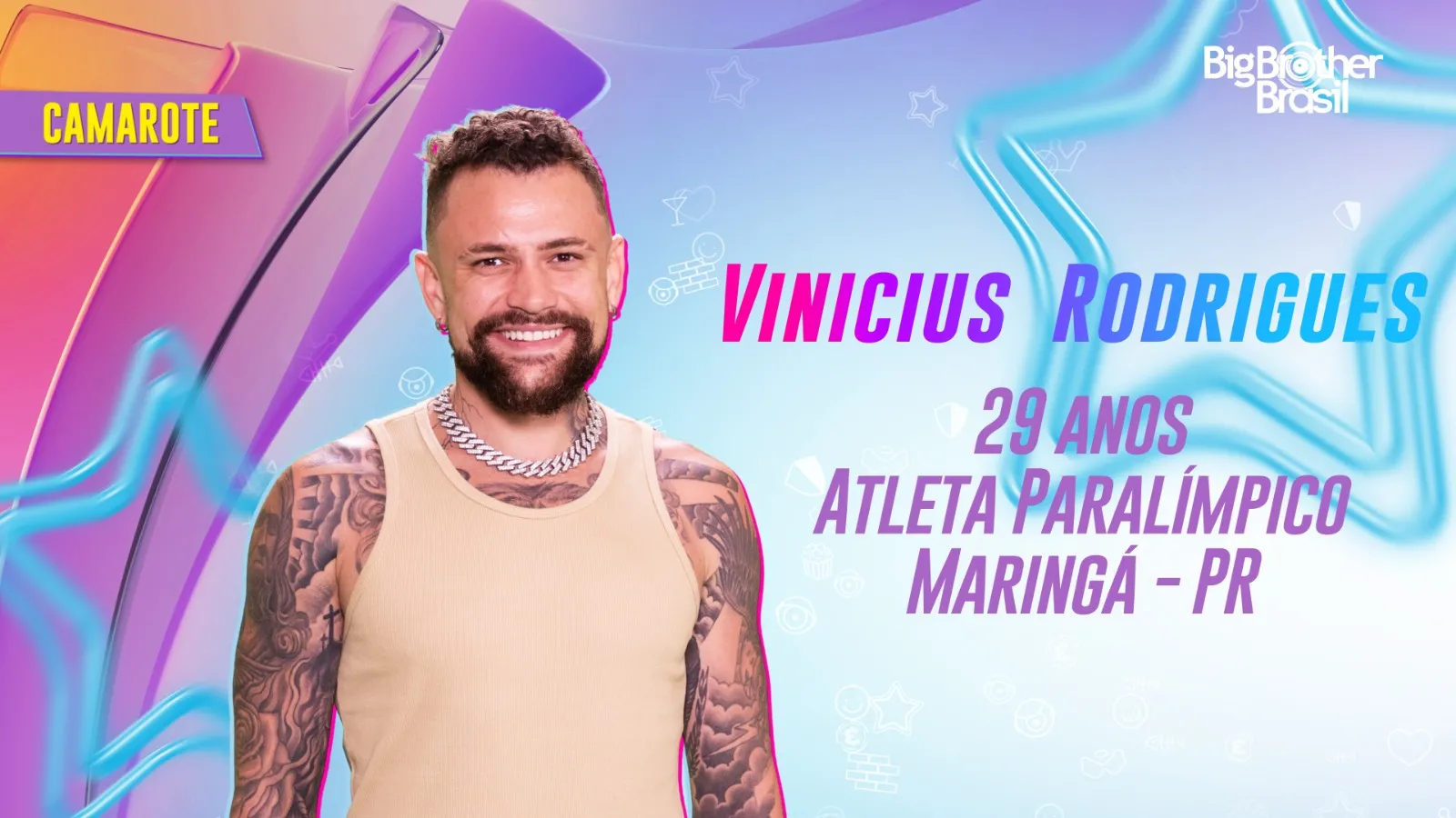 Vinicius competiu nas Paralimpíadas de Tóquio (2020) e conquistou medalha de prata para o Brasil