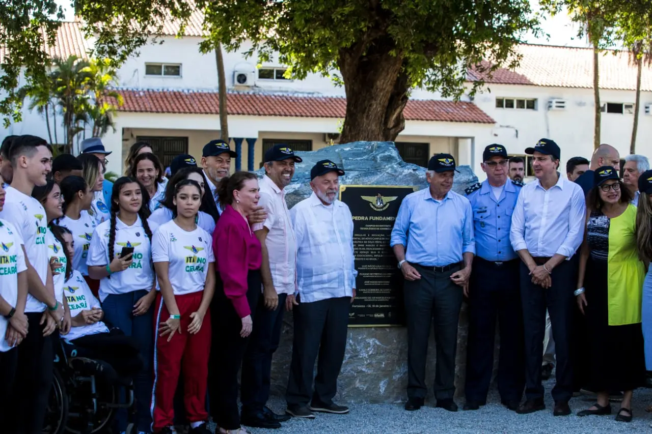 Lançamento da pedra fundamental do ITA Fortaleza