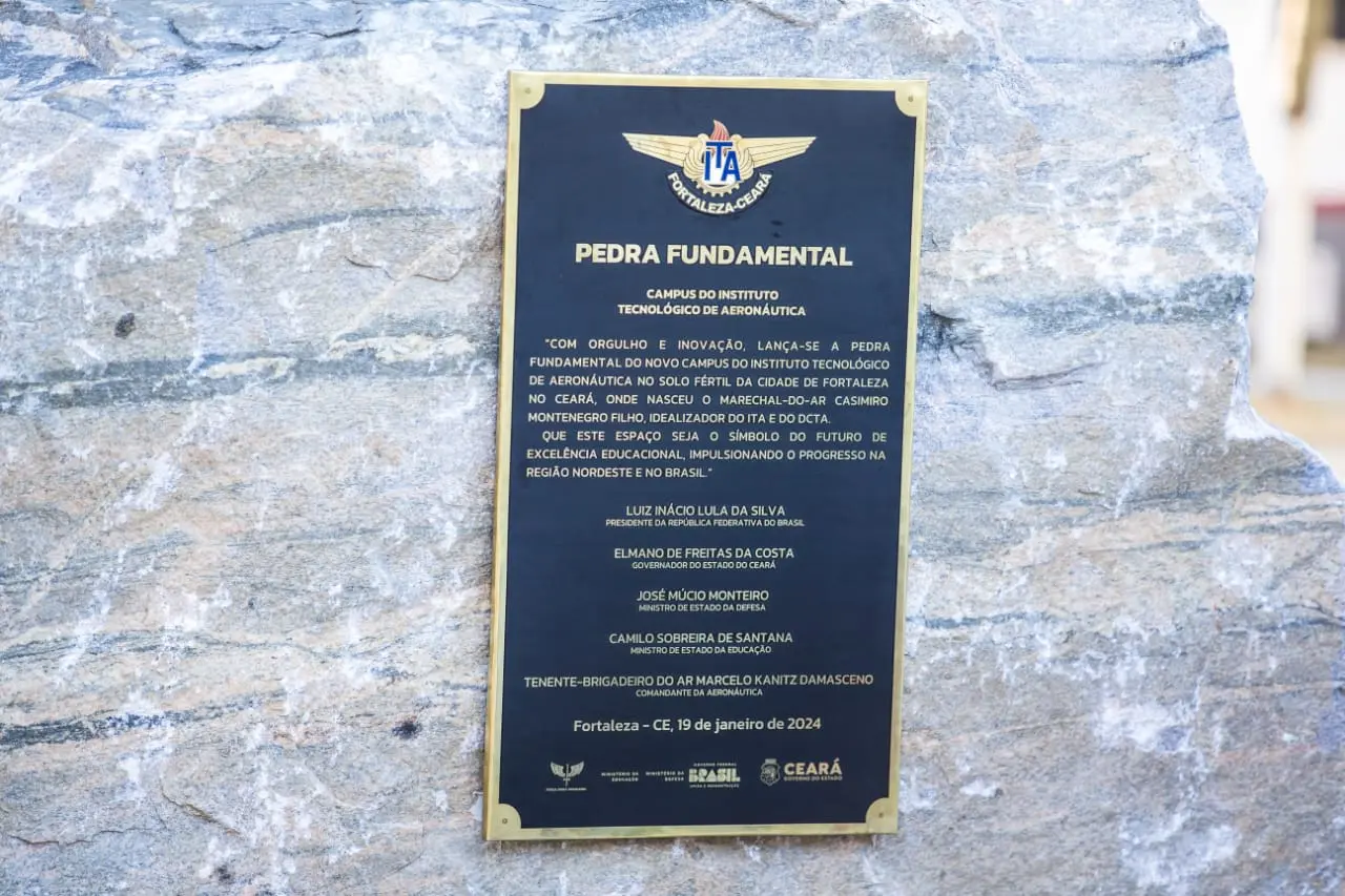 Pedra fundamental ITA Fortaleza
