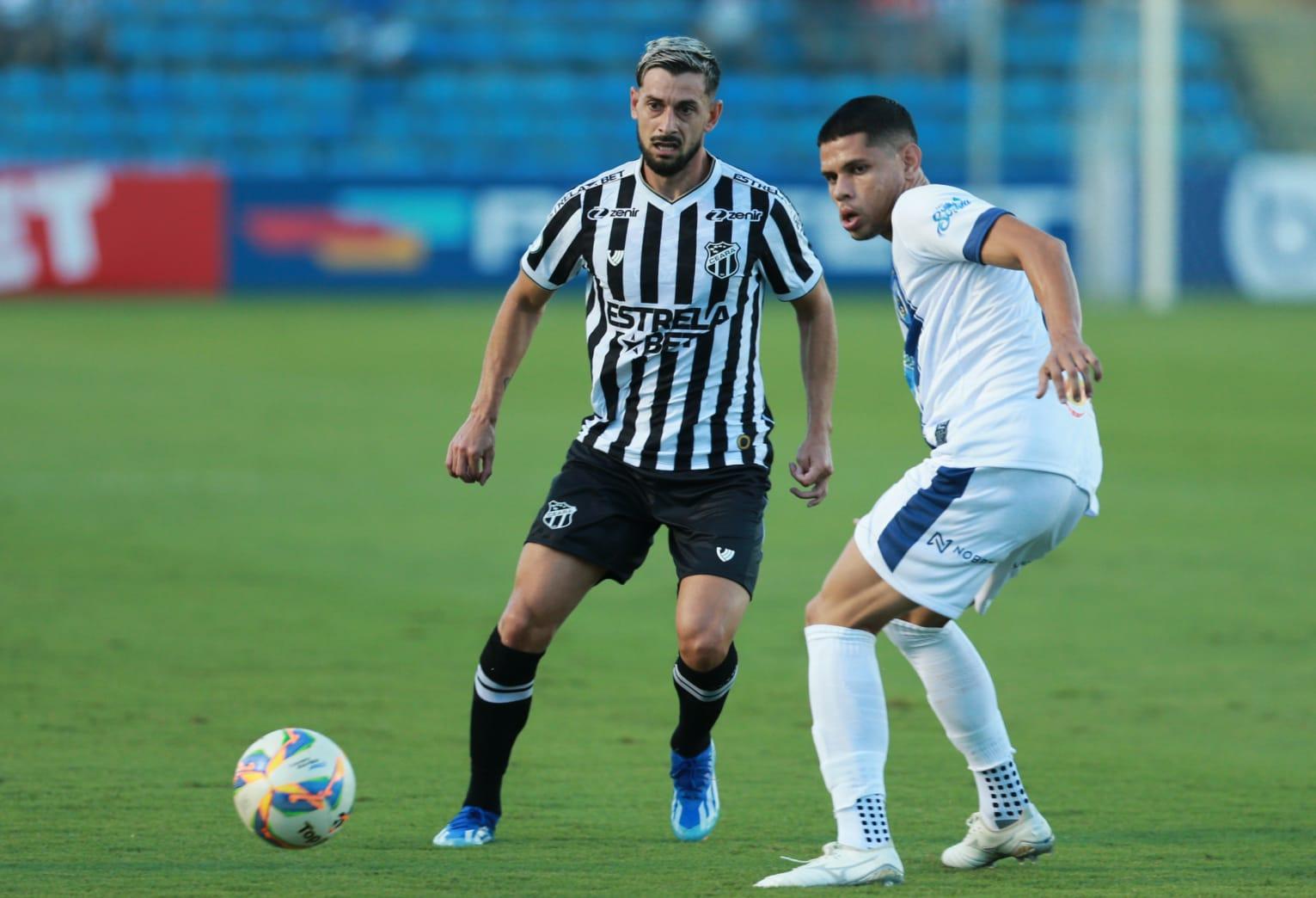 Facundo Castro em ação pelo Ceará