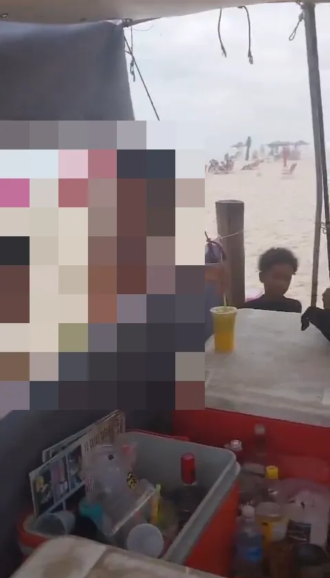 Imagem de Edson Davi na barraca foi capturada por volta das 16h47, pouco antes do pai perceber o sumiço