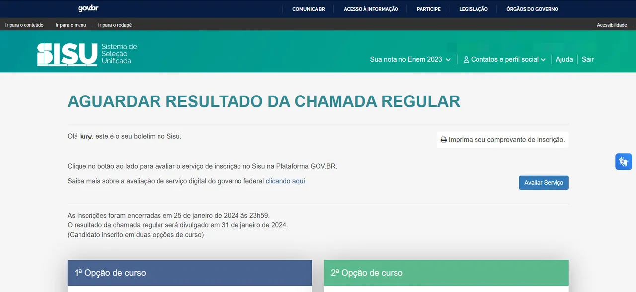 Candidato foi informado que resultado só sairia nesta quarta-feira (31)