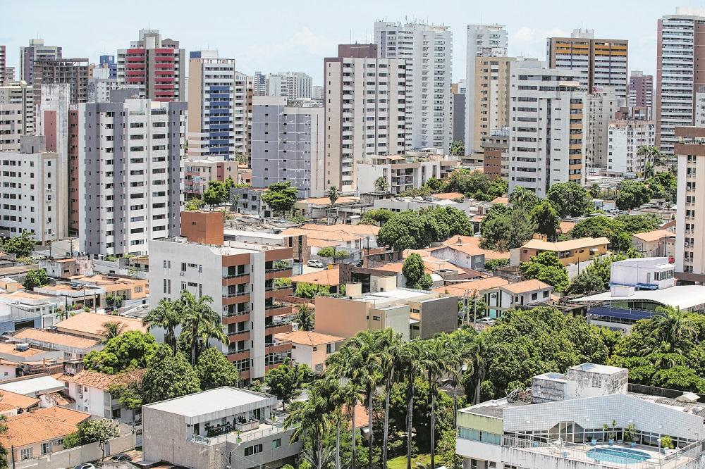 Vista de edifícios em Fortaleza