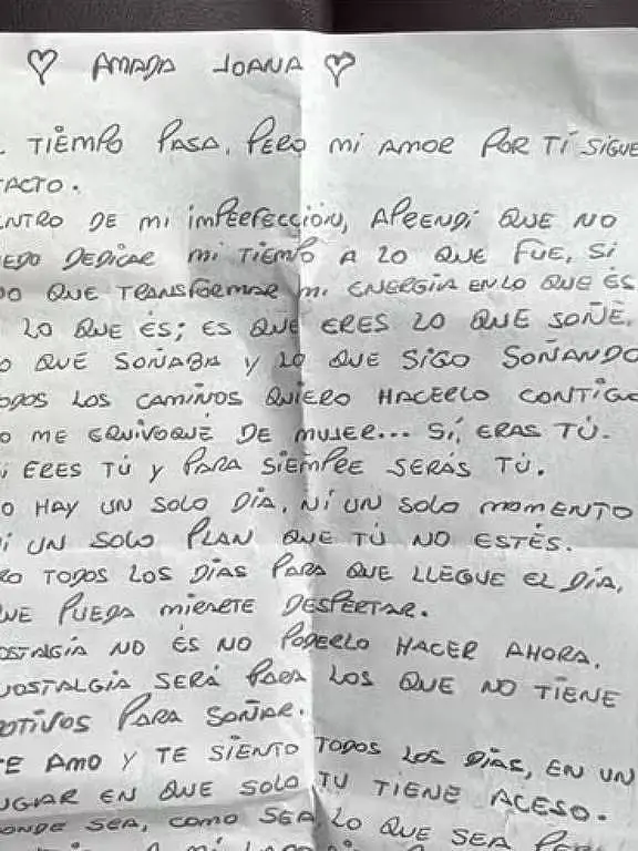 Carta de Daniel Alves