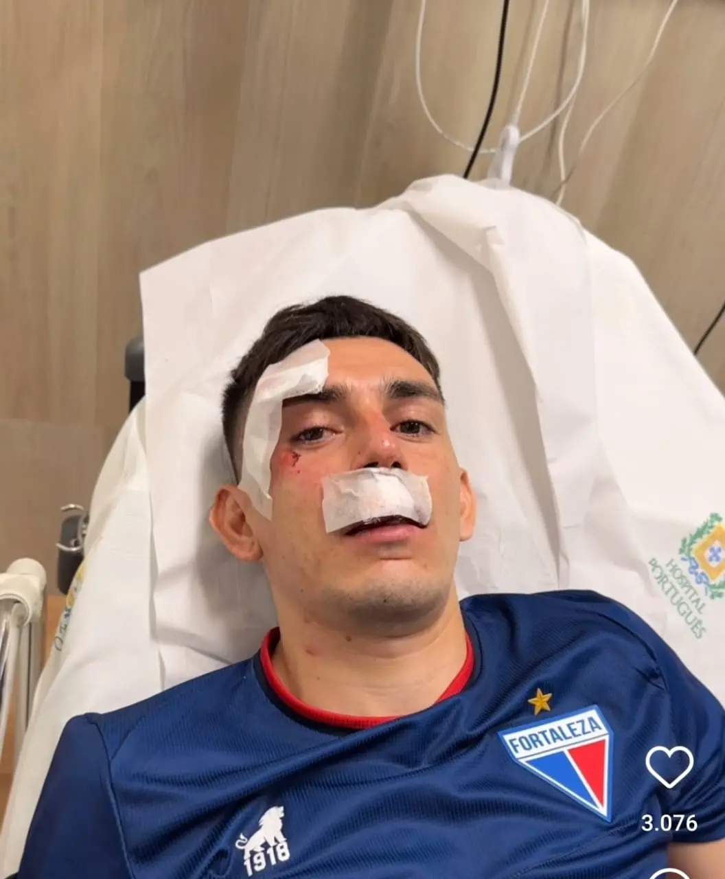 Lateral argentino Escobar foi um dos mais feridos