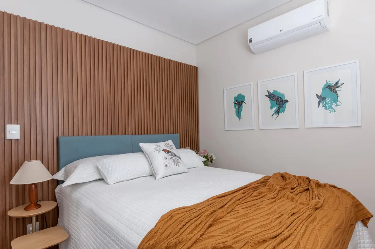 Detalhes em verde trazem harmonia para o ambiente