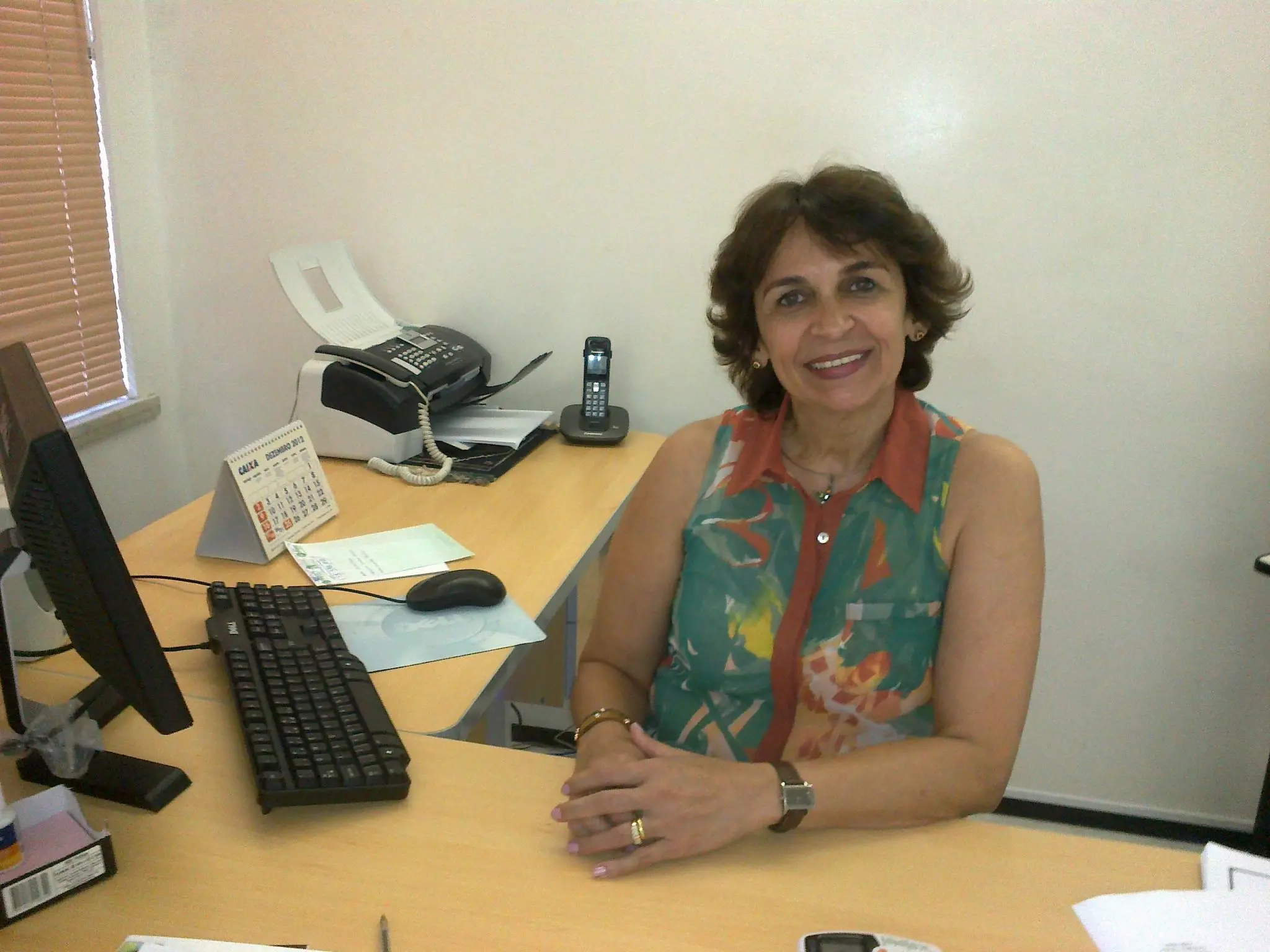 A bibliotecária Herbênia Gurgel