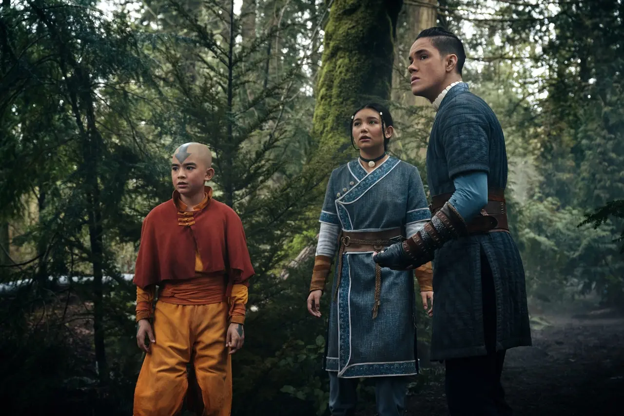 Aang, Katara e Sokka