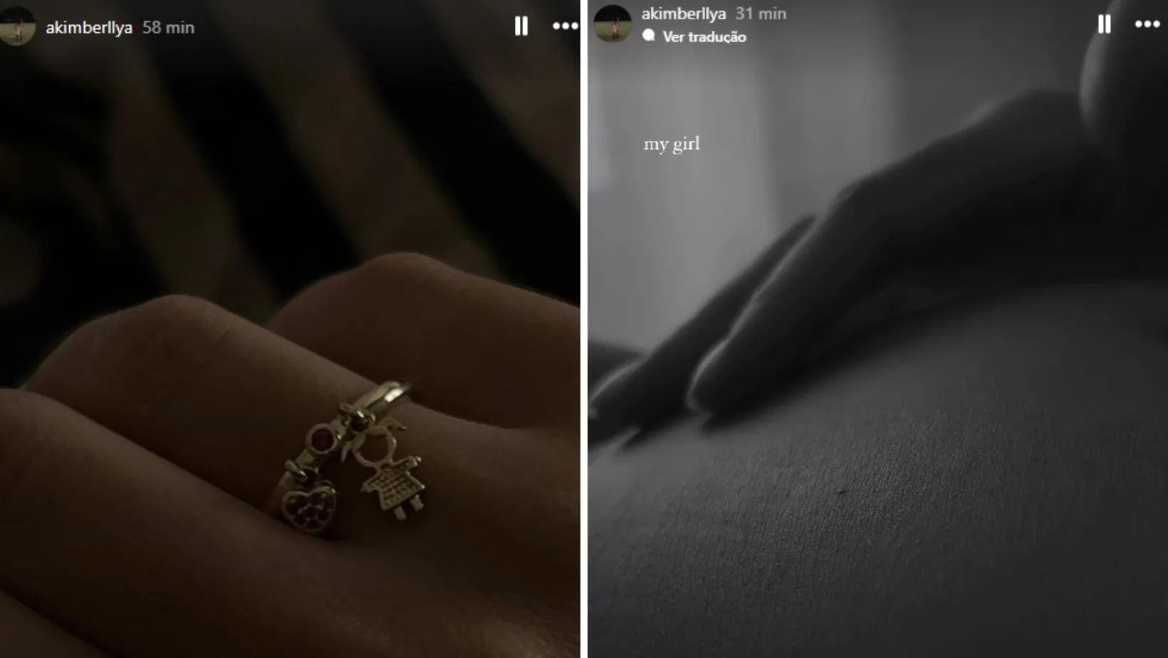 Influenciadora anunciou o sexo da criança no Instagram