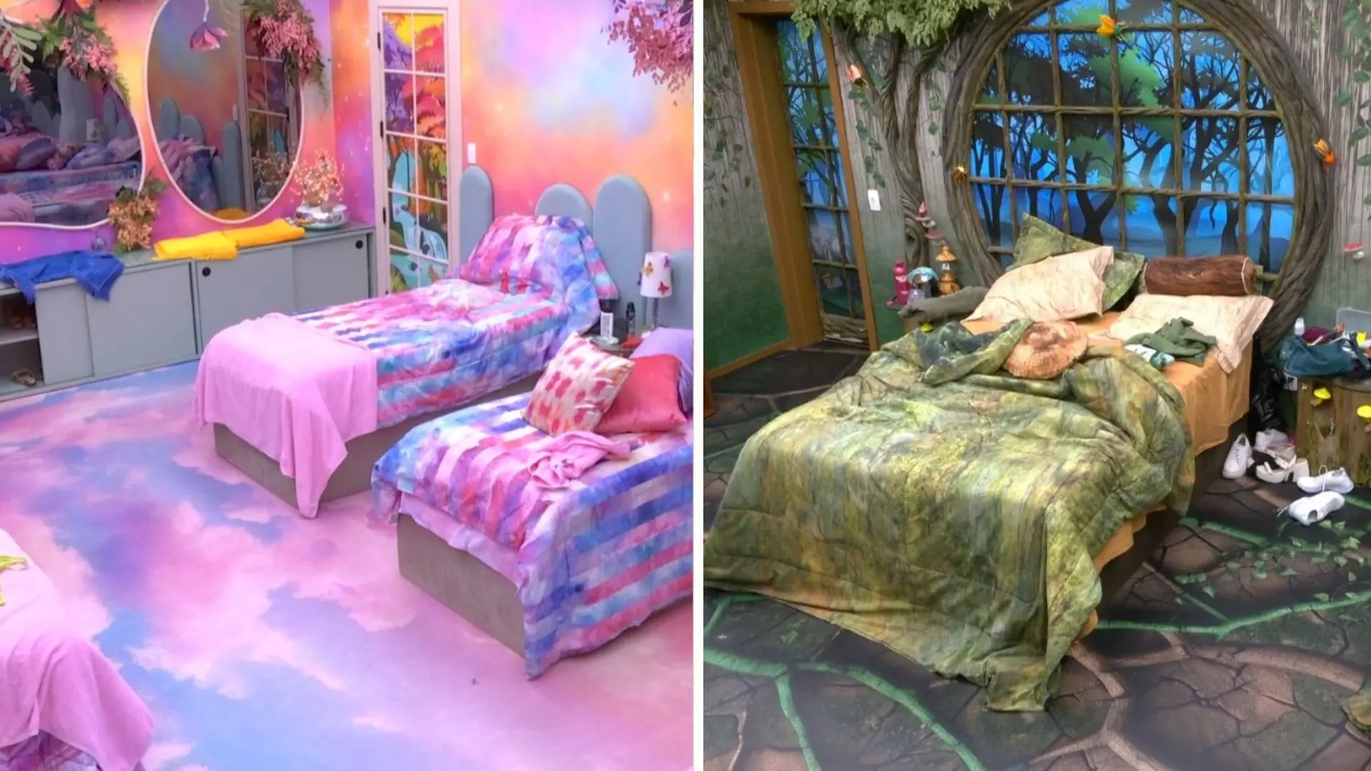 Participantes do BBB terão que se dividir entre os quartos 'Fada' e 'Gnomo'