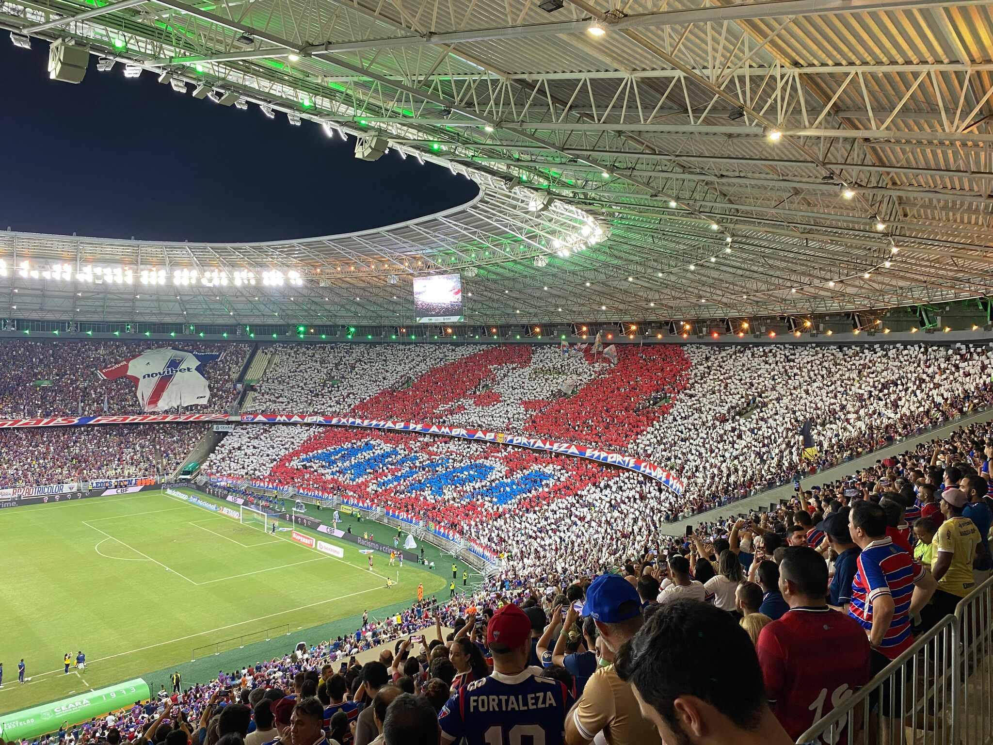 Mosaico da torcida do Fortaleza