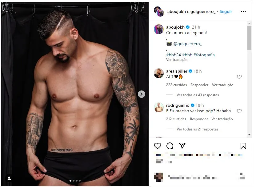 Publicação do ex-BBB repercutiu