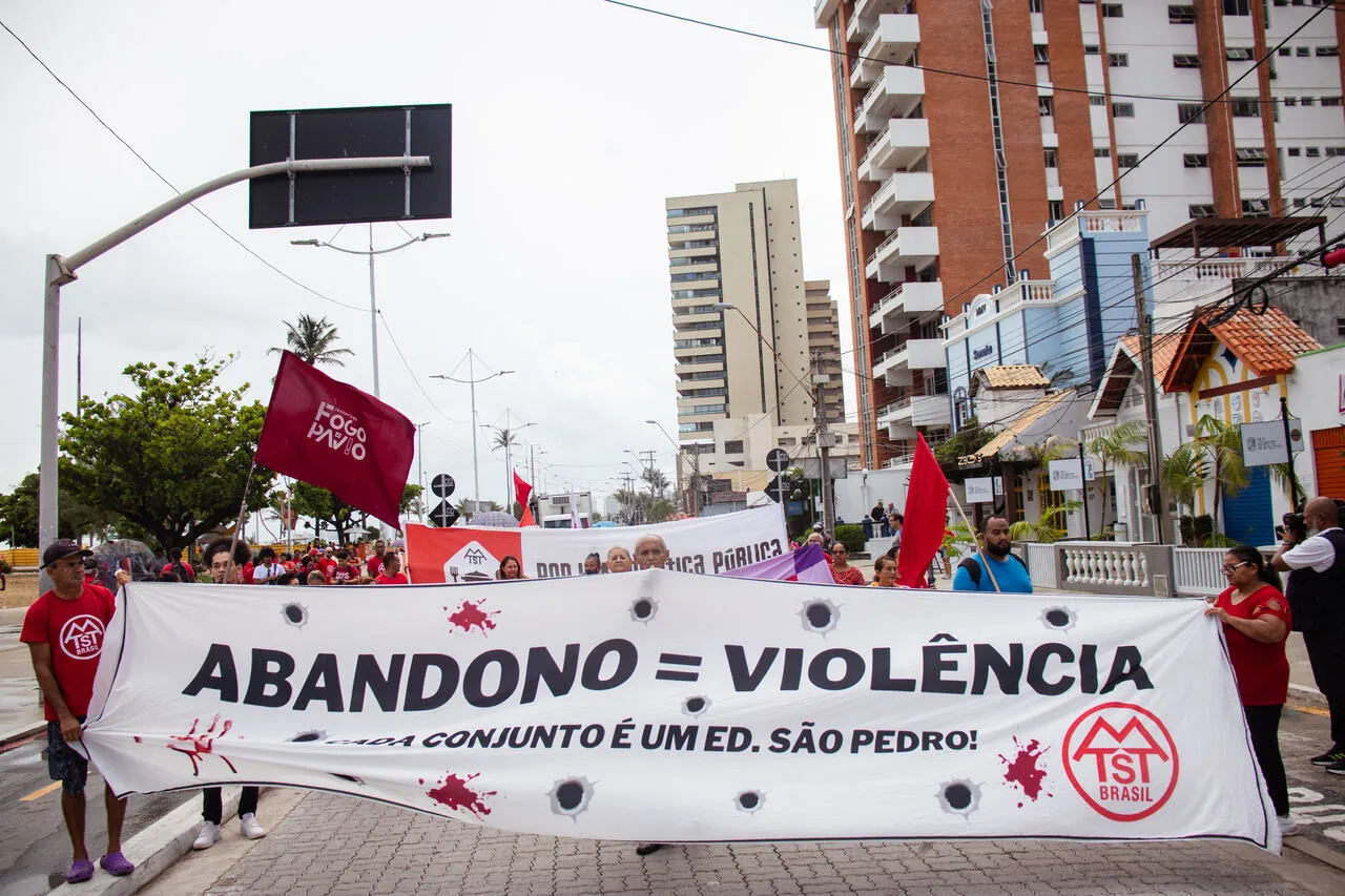 Manifestantes pediam a descentralização de políticas públicas
