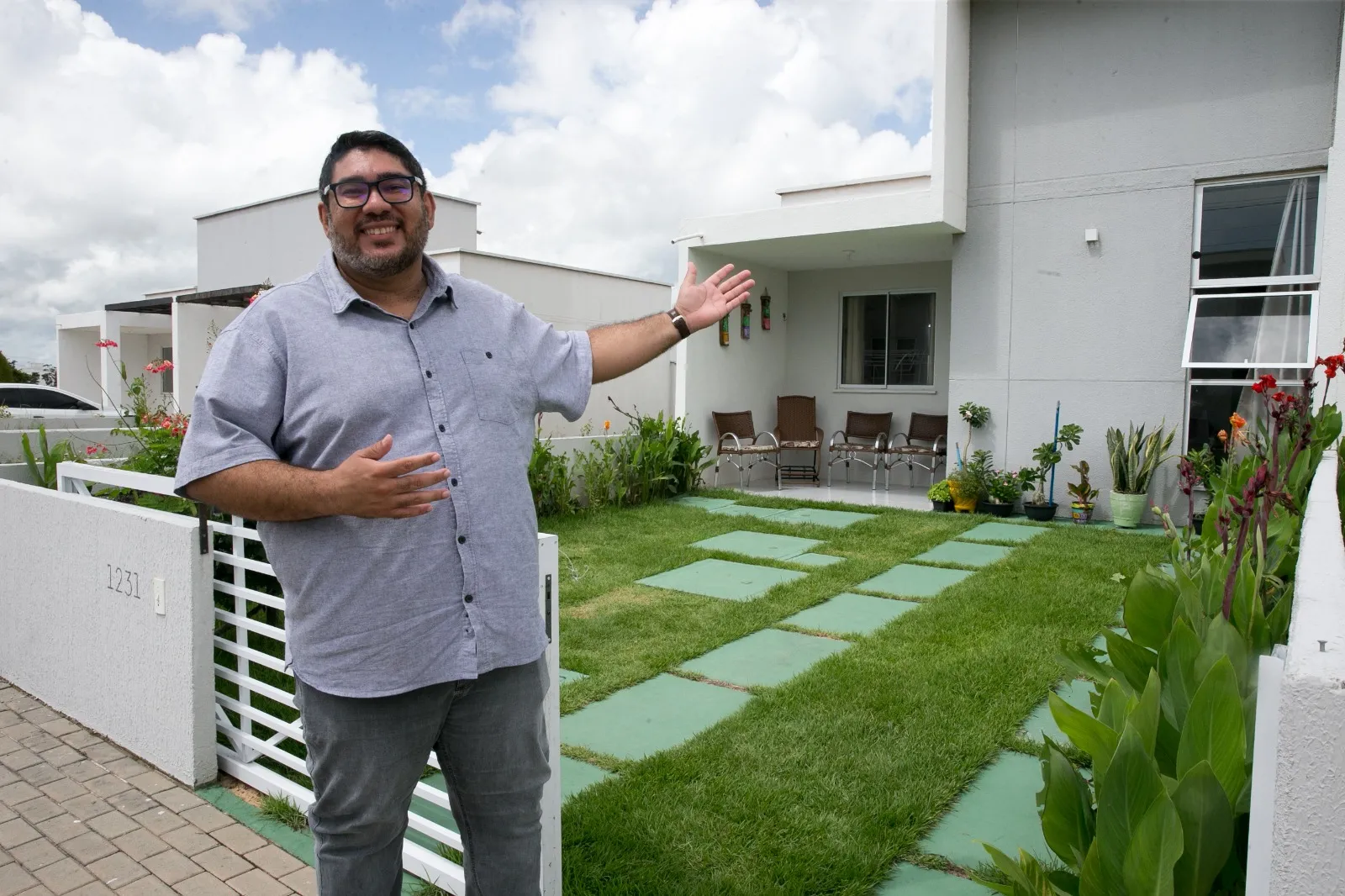 Frank Fonteles aponta que sua qualidade de vida melhorou ao morar em um condomínios de casas na Região Metropolitana de Fortaleza