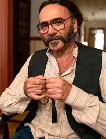Almir Sater como Rachid, na nova versão da novela