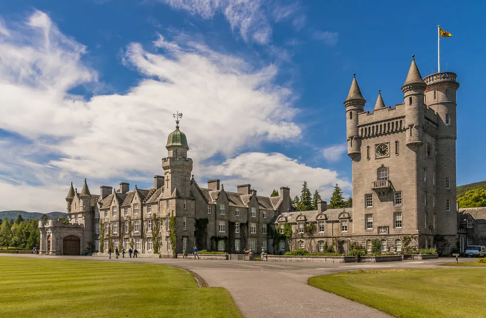 Castelo de Balmoral está localizado em Aberdeenshire, Escócia