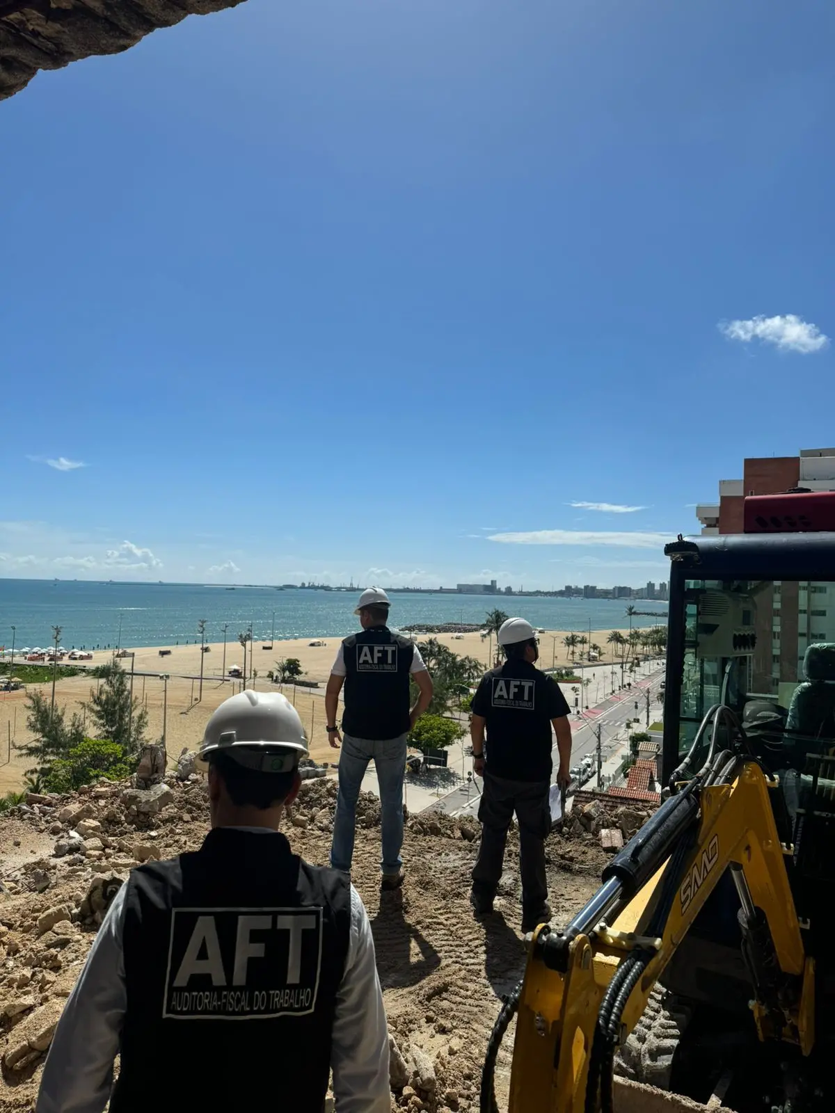 Auditores do trabalho no Edifício São Pedro