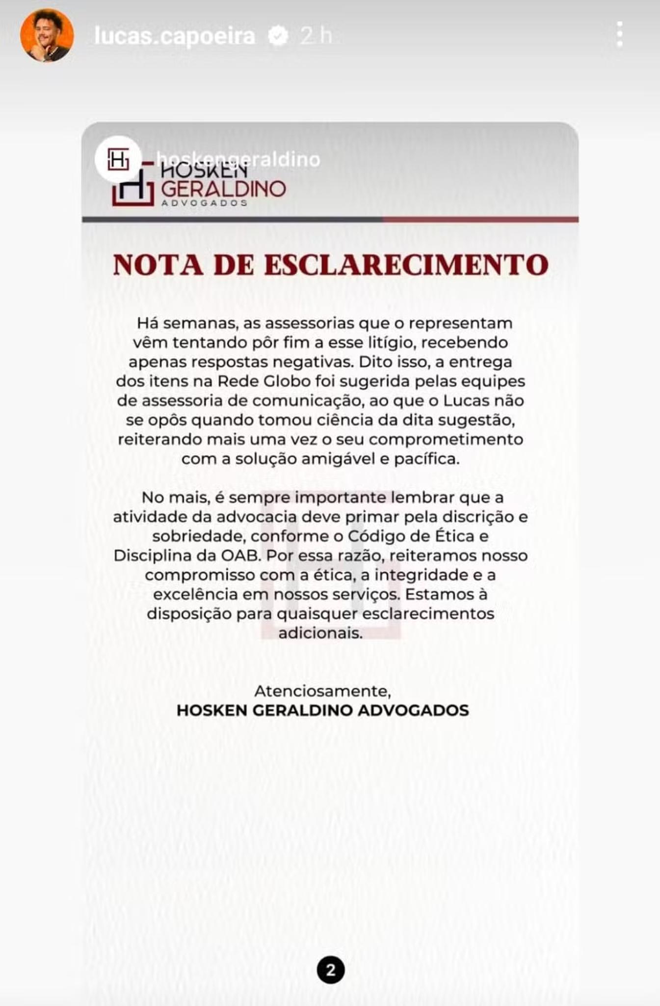 comunicado