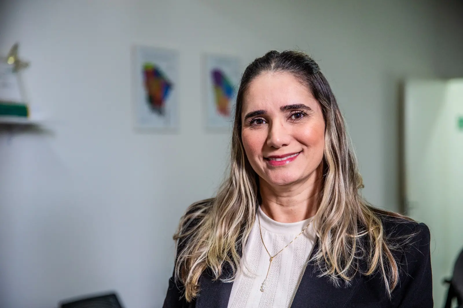 Foto de Flávia Setúbal, Juíza da Vara de Audiência de Custódia de Fortaleza