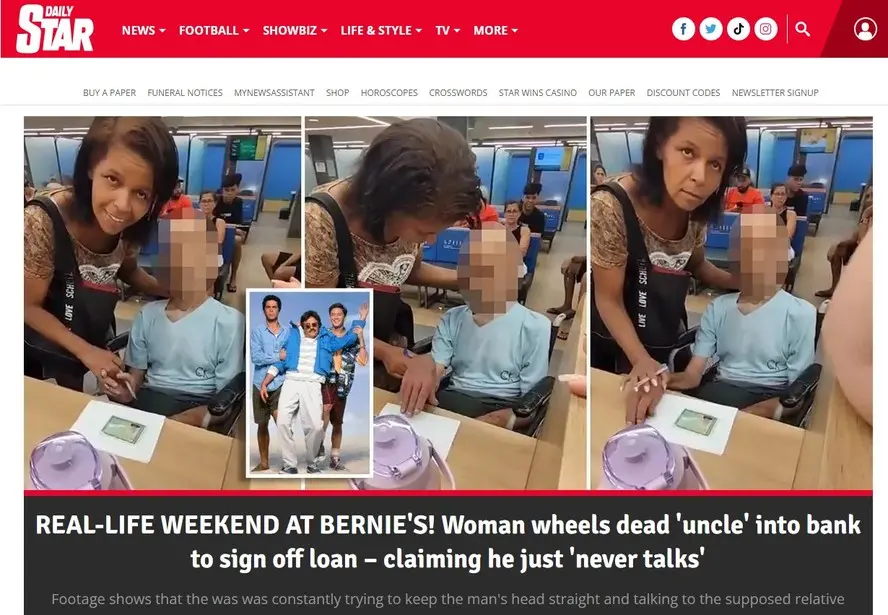 Matéria do jornal Daily Star