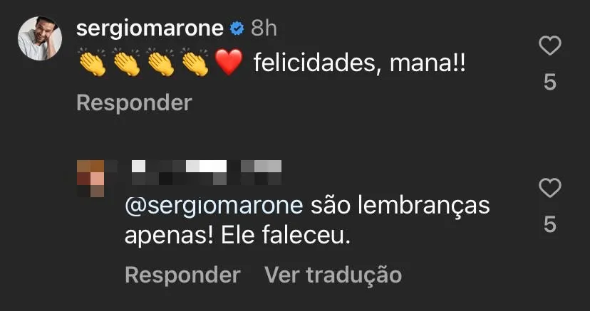 Sergio Marone cometeu a 