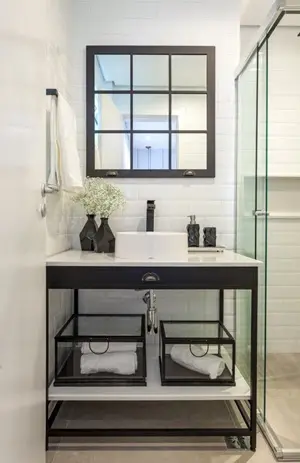 Serralheria como tendencia no projeto de Cristiane Schiavoni