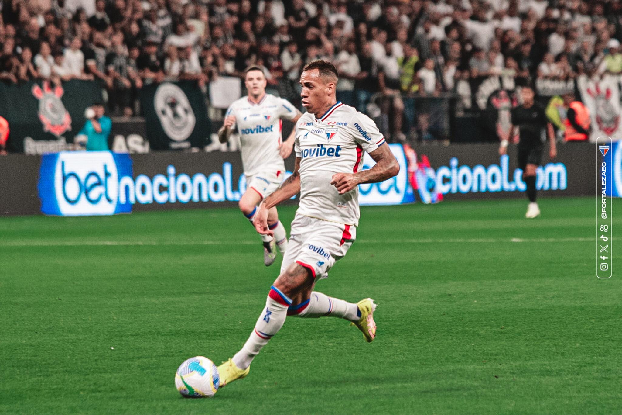 Breno Lopes durante Corinthians x Fortaleza