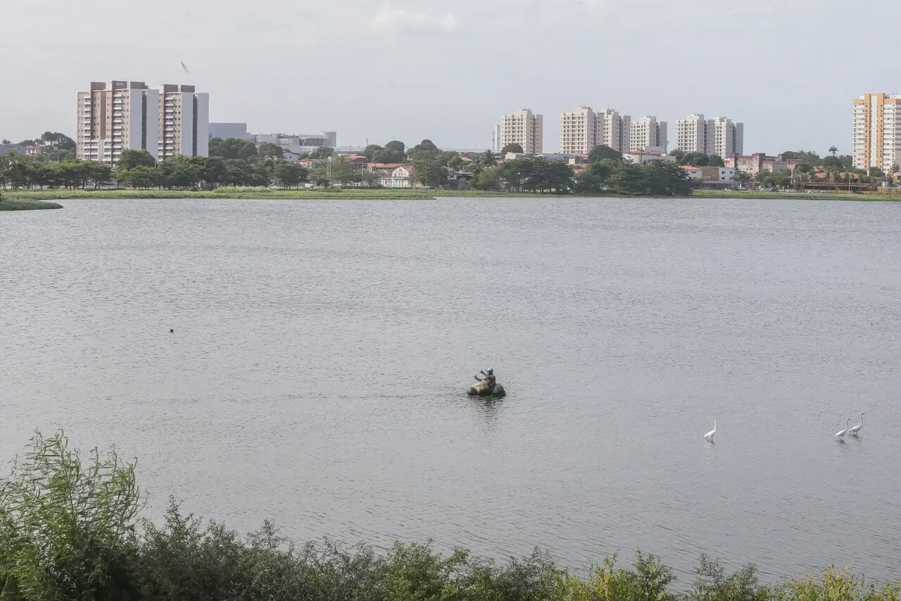 foto da lagoa da Parangaba