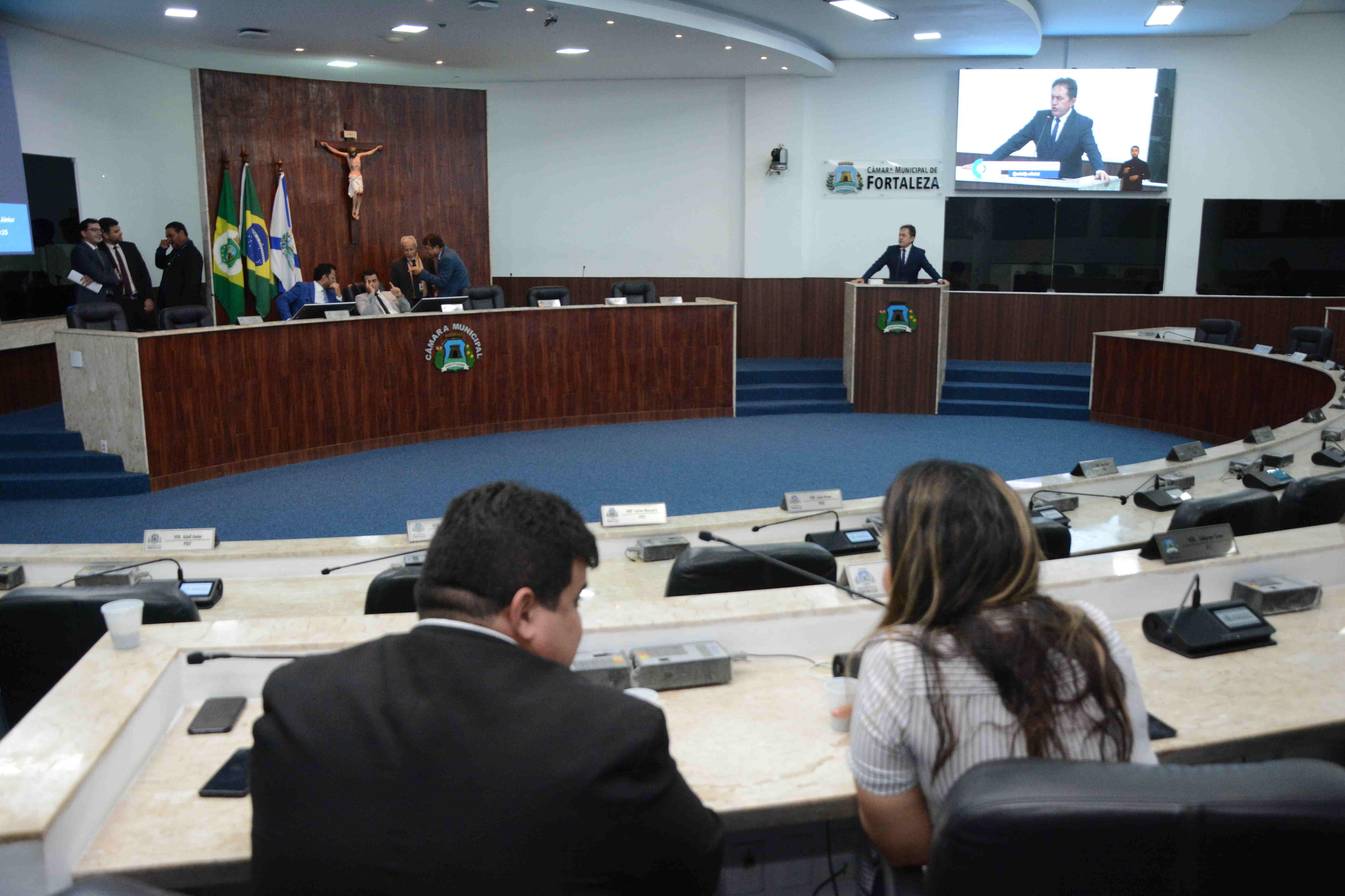 Plenário Fausto Arruda, da Câmara Municipal de Fortaleza