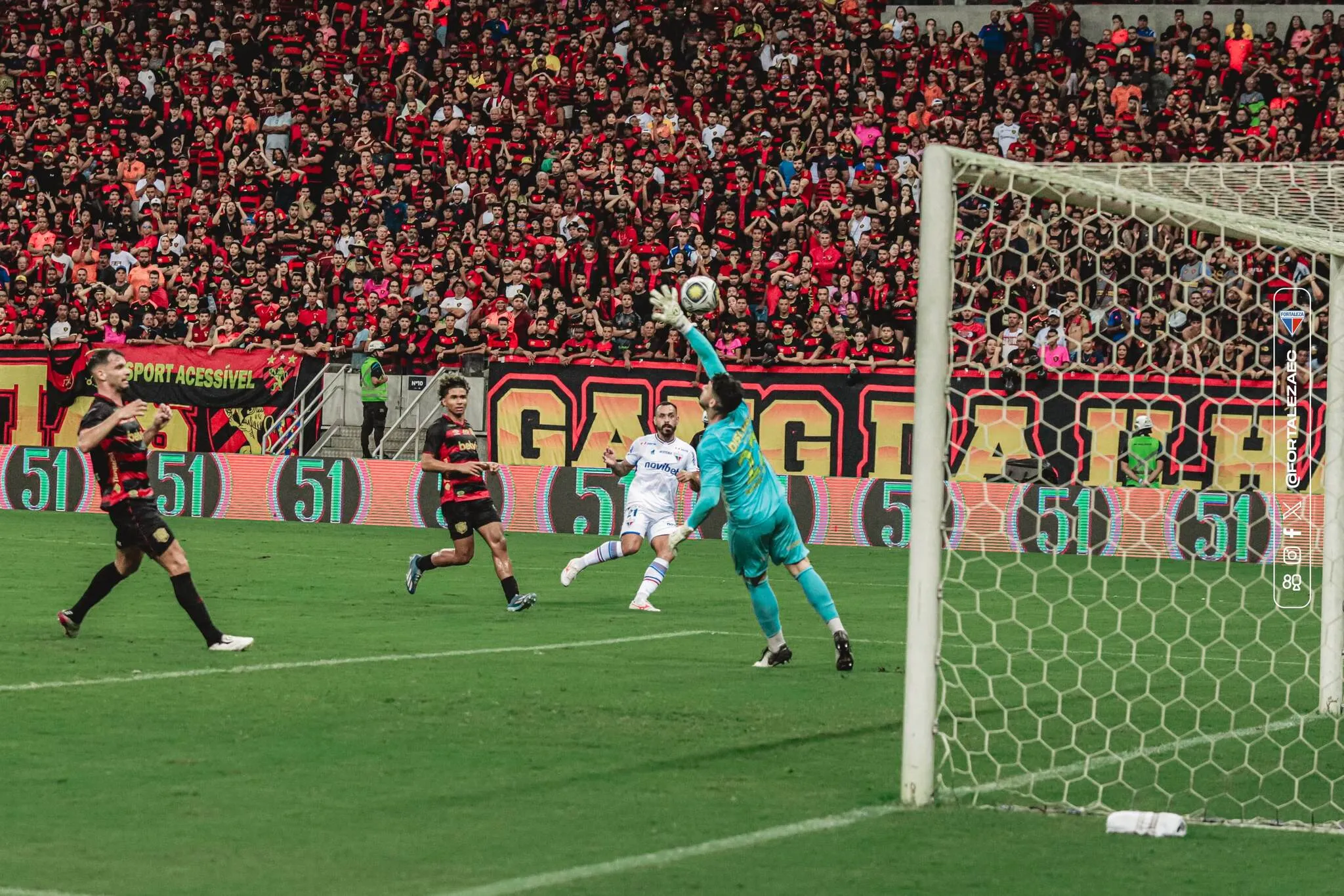 Gol de Moisés em Sport x Fortaleza