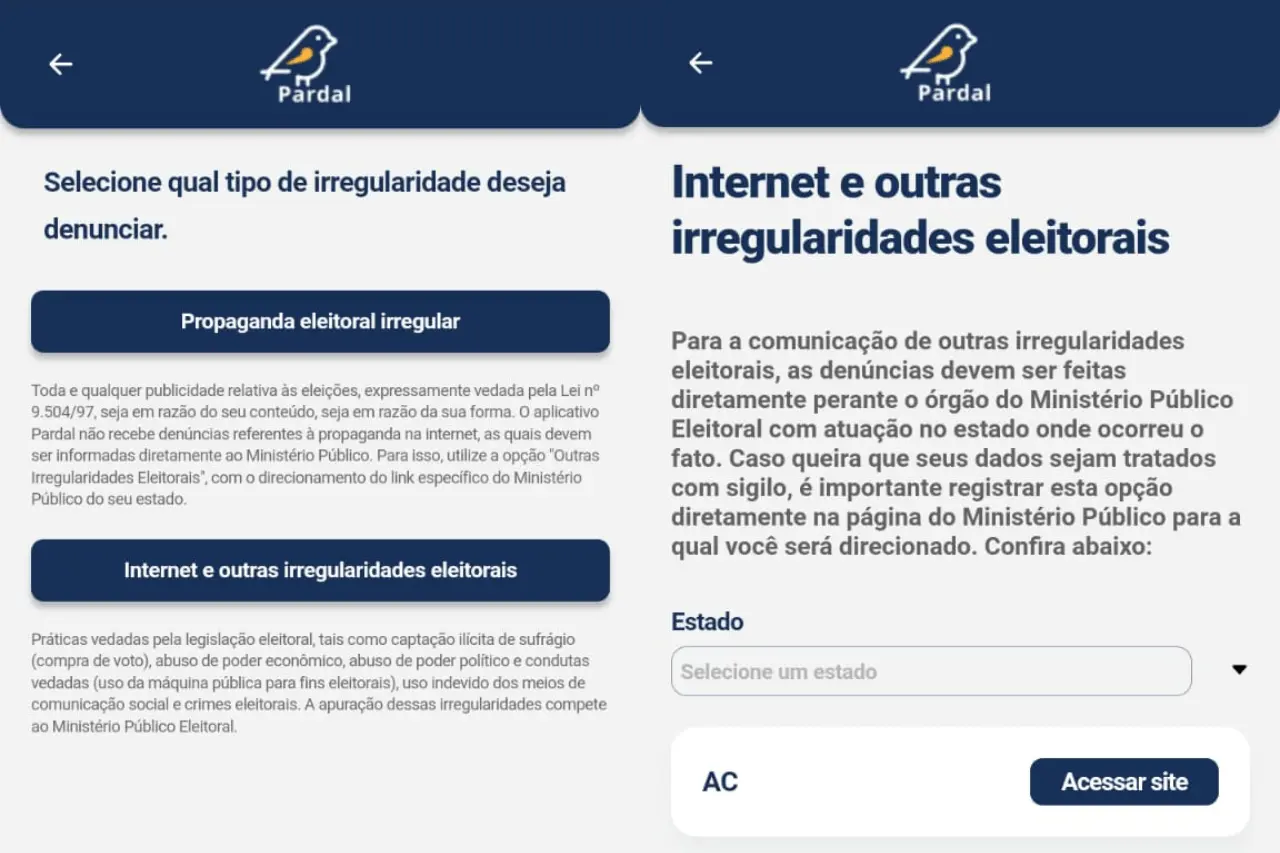 Pardal, app, denúncia eleitoral, TSE, denúncia compra de votos